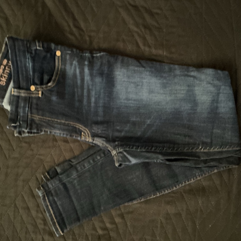 Dark Blue Denim Jeans